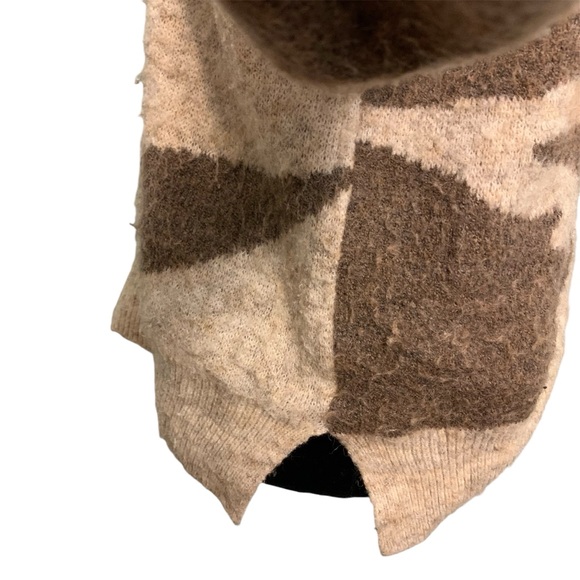 Anthropologie sweater camo brown size medium - Picture 6 of 9